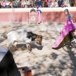 Los alumnos de la Escuela Taurina organizaron una capea con novillos