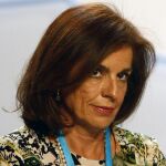 La alcaldesa de Madrid, Ana Botella, en un acto de hoy del PP en Valencia.