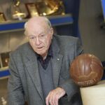 El presidente de honor del Real Madrid, Alfredo Di Stéfano