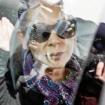 La tonadillera, en enero del año pasado, a la salida de la Audiencia de Málaga