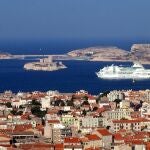 Vista de la ciudad de Marsella (Francia)