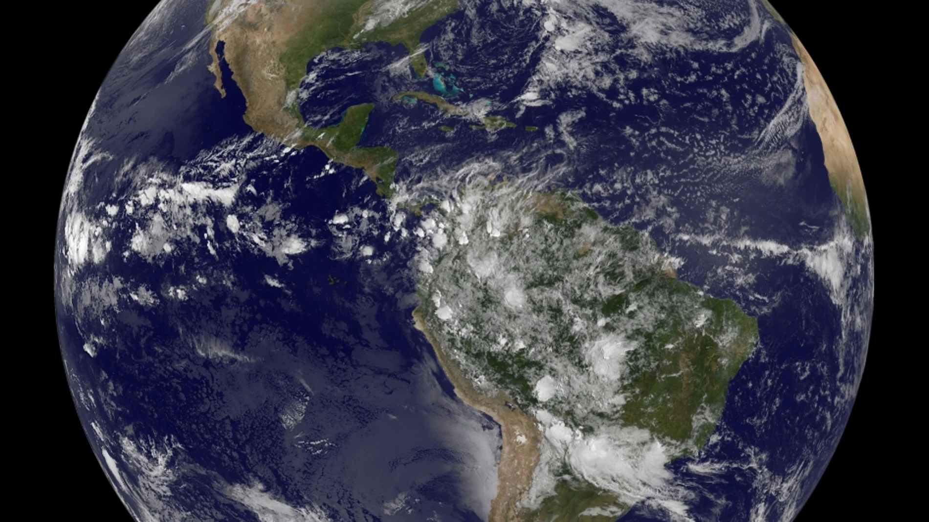 El Satélite Noaa East ha capturado esta imagen de nuestro planeta