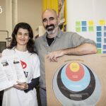 Enric Senabre, coordinador de proyectos y Mercè Moreno, miembro del equipo de Goteo.