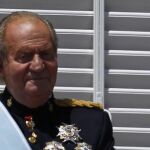 Don Juan Carlos, en la proclamación de Felipe VI