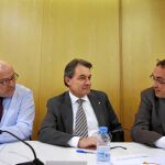 Mas presidió ayer la reunión del comité ejecutivo de Convergència Democràtica