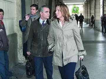 La juez toma declaracion a Javier Aguado Hinojal y Lourdes Medina Varo La juez toma declaracion a Javier Aguado Hinojal y Lourdes Medina Varo