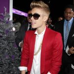 Justin Bieber, durante el estreno de su película