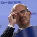 El comisario europeo de Asuntos Económicos y Financieros, Pierre Moscovici, hoy en Bruselas (Bélgica).