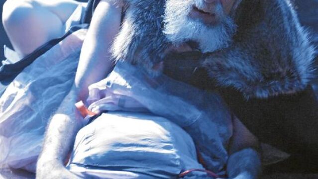 Ramón Barea y Rebeca Matellán, en la obra