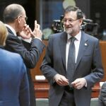 Rajoy, ayer, con Letta defendió la mejora del diálogo estratégico entre los socios europeos
