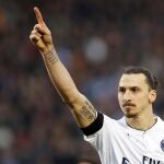 Zlatan Ibrahimovic durante el partido contra el Girondins Bordeaux