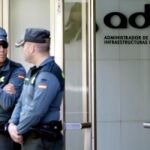 La Guardia Civil registra las oficinas de Adif, por investigar la presunta malversación.