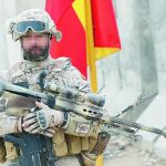 El sargento 1º «Grajo» es el responsable de los equipos de tiradores de la VIII Bandera