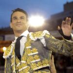 Manzanares, durante su salida a hombros del coso castellonense