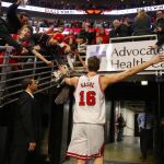 El jugador de Bulls Pau Gasol, al terminar el encuentro