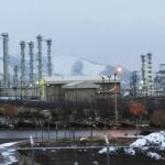 Planta de agua pesada nuclear de Arak, a 250 kilómetros al sudeste de Teherán.