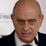 El ministro del Interior, Jorge Fernández Díaz, esta mañana