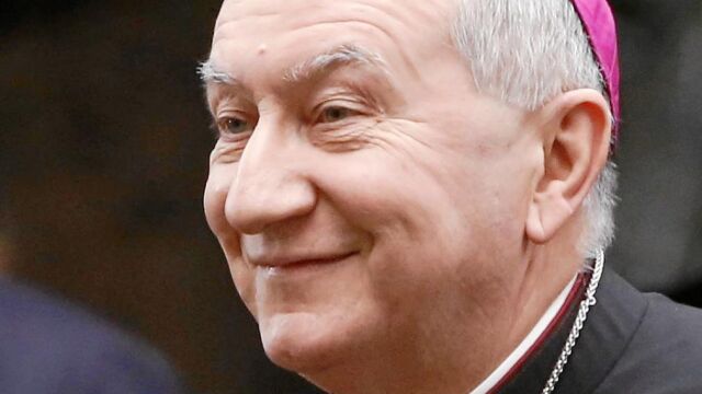 Pietro Parolin, ayer, en el 30º aniversario de la revisión de los Pactos de Letrán