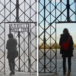 A la izquierda, la puerta robada. A la derecha, se aprecia el hueco dejado.