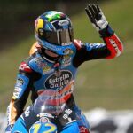 El piloto español de Moto 3 Alex Márquez, del equipo Estrella Galicia