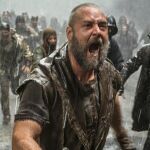 Russel Crowe en el papel de Noe, una de las últimas películas estrenadas basadas en la Biblia