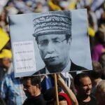 Manifestación en Nantes contra la reforma regional del Gobierno