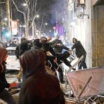 Una manifestación en solidaridad con los vecinos de Gamonal (Burgos) sirvió de excusa para los violentos