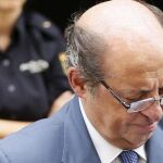 El auditor de Gowex José Antonio Díaz, a su salida de la Audiencia Nacional.