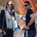 James Rodríguez, hoy, a su llegada al aeropuerto madrileño de Barajas.