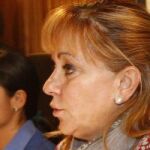 Isabel Carrasco y Montserrat Triana Martínez, en 2010 (drch.)
