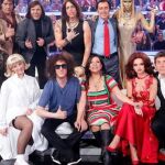 Los concursantes de «¡Tu cara me suena!», tras la gala de ayer.