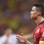 Cristiano Ronaldo durante el partido