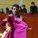 José María Manzanares, en un tentadero el año pasado