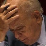 El expresidente de la Generalitat de Cataluña, Jordi Pujol, durante su comparecencia.