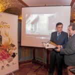 El presidente de la Diputación de Soria, Antonio Pardo, y el diputado de Turismo, Martín Casado