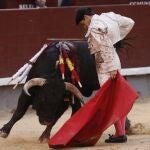 Juan Miguel Benito en el último tercio del sexto novillo
