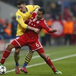 Thiago Alcántara con el Bayern de Múnich.