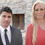 Belén Esteban, en la boda de su ex representante Toño Sanchís, acompañada del fallecido Fran Álvarez