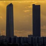 Vista del complejo Cuatro Torres Business Area