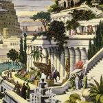 Recreación de los jardines de Babilonia