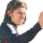 El defensa brasileño del Atlético Madrid, Filipe Luis, durante el entrenamiento del equipo en el Cerro del Espino.