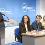 El presidente Juan Vicente Herrera, durante su intervención en el Comité Ejecutivo del PP de Castilla y León