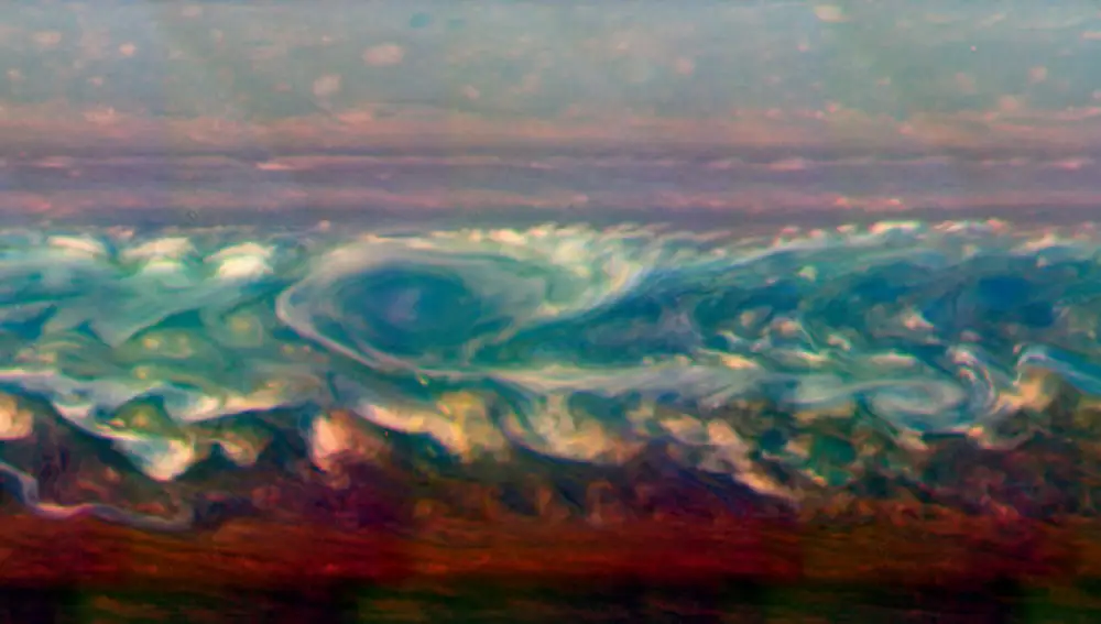 Una tormenta en Saturno