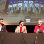 El presidente de UTYAC, Paco Píriz, esta mañana junto a Diego Urdiales y Salvador Boix