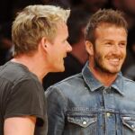 El Chef Gordon Ramsay y David Beckham