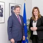 Díaz cierra su viaje a Bruselas con un nuevo ejercicio de confrontación