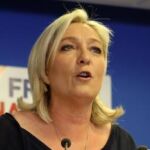 Comparecencia de Marine Le Pen tras hacerse públicas las primeras estimaciones