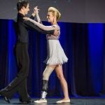 Imagen de Adrianne Haslet-Davis durante su ejercicio de baile