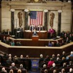 Obama, durante el discurso del Estado de la Unión de 2013