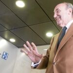 El abogado de la Infanta, Miquel Roca, ayer en Barcelona